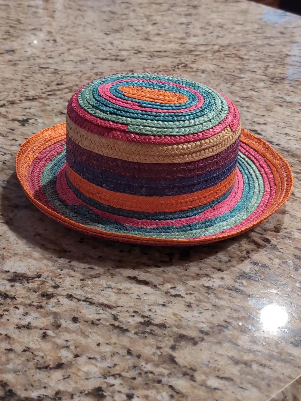 Vintage 90s The Limited Multicolor Straw Hat